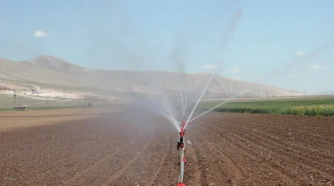 Farm irrigation systems Stock Footage 25069247
