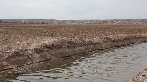 Farm land irrigation Stock Footage 40521045