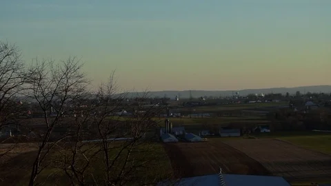 Farm land panorama Video stock 71210997