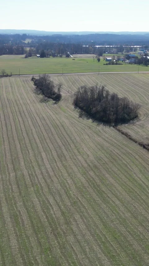 Farm landscape from a drone 動画素材 225525301