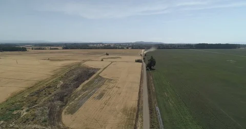 Farm landscape Stock Footage 124858392