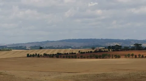 Farm landscape, time-lapse Stock Footage 10807009