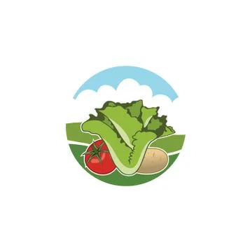 Farm logo design vector Stock Illustration