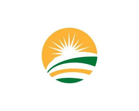 Farm logo Illustrazione stock