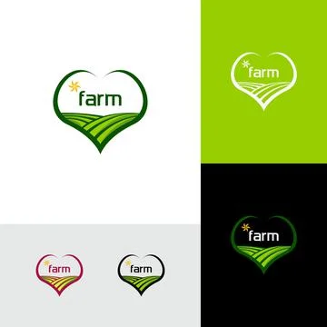 Farm logo Stock Illustration