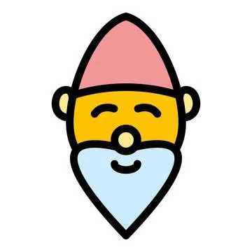 Farm midget icon vector flat Stock Illustration
