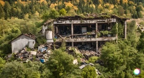 Farm on mountain Vídeos de archivo 257738912