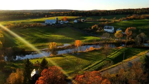 Farm Foto stock