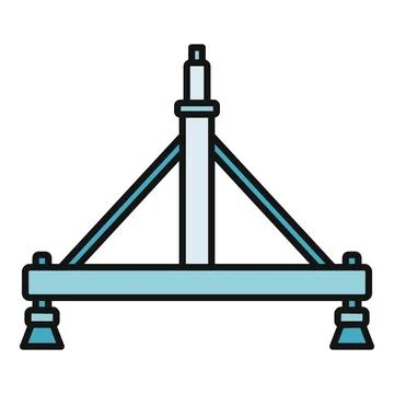 Farm plow tool agriculture vector line icon Stock Illustration