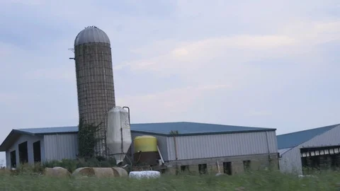 Farm Road Slow Motion Stock-Footage 112270772