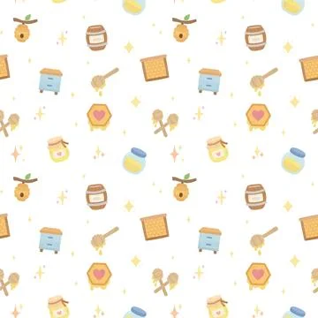 Farm seamless pattern set イラスト素材