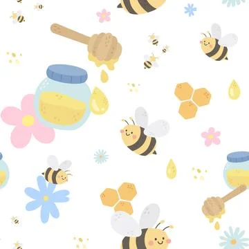 Farm seamless pattern set Illustrazione stock