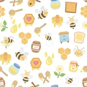 Farm seamless pattern set Stock Illustration