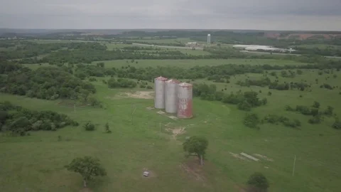 Farm silos Stock Footage 77706250