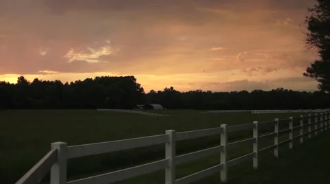 Farm Sunset 1 Vídeos de archivo 40509895