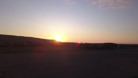 Farm at Sunset Video stock 155470323