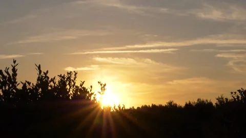 Farm Sunset Video stock 202655573