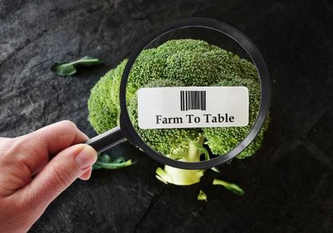 Farm to table concept Stock Photos
