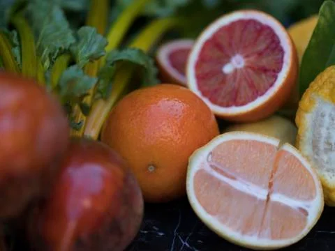 Farm to Table Fresh Fruit Close Up 02 Stock Photos
