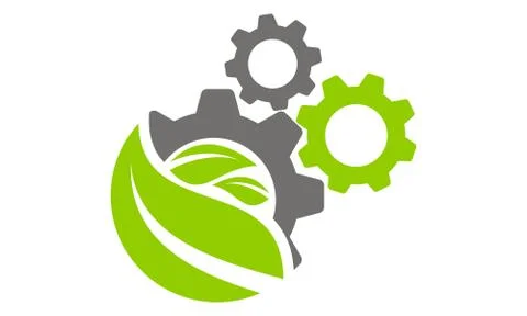 Farm Technology Logo Design Template Vector Stock-Illustration