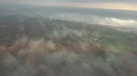 Farm through clouds 스톡 동영상 43850436