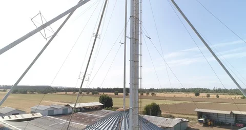 Farm tilt up Stock Footage 124857853