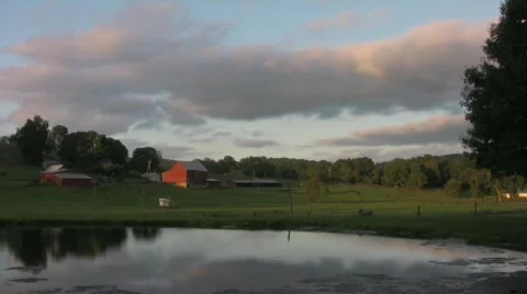 Farm Time Lapse Stock Footage 402978