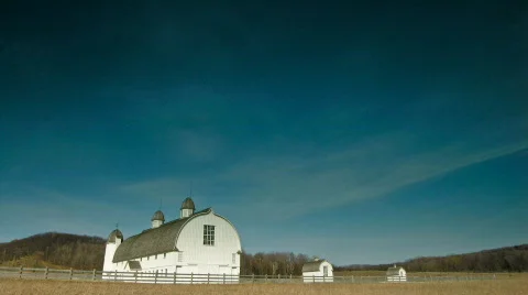 Farm time lapse hd Stock Footage