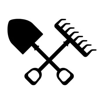 Farm tools logo Stock-Illustration