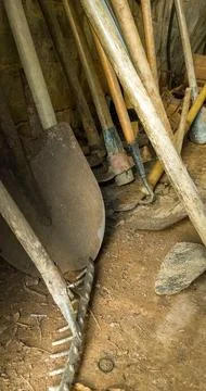 Farm tools Stock Photos