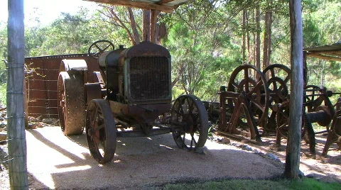 Farm tractor  Stock Footage 788843
