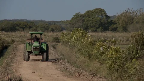 Farm tractor Stock Footage 100660652