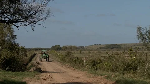 Farm tractor Stock Footage 100660668