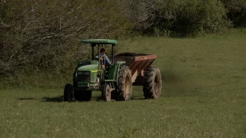 Farm tractor Stock Footage 100660696