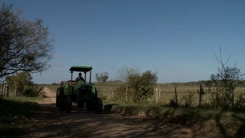 Farm tractor Stock Footage 100660722