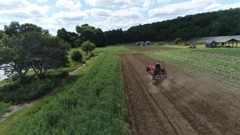 Farm Tractor Stock Footage 272359286