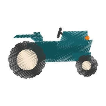 Farm tractor icon イラスト素材