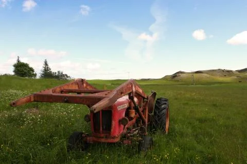 Farm tractor Stock-Fotos
