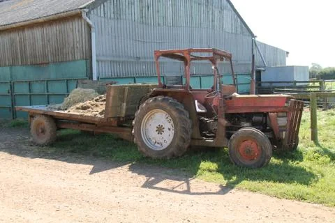 Farm Tractor. Stock Photos