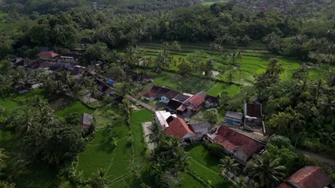 Farm Villages at West Java Stock Footage 252664715