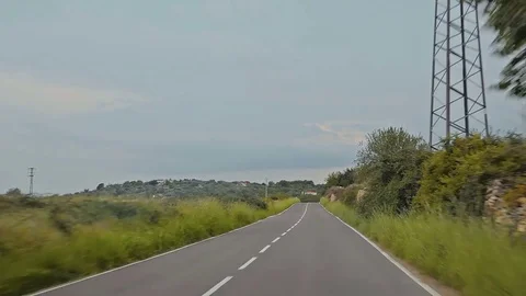 Farm Vineyard trip Car Stock Footage 73250068