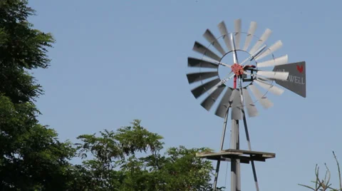 FARM  WINDMILL Video stock 33826214