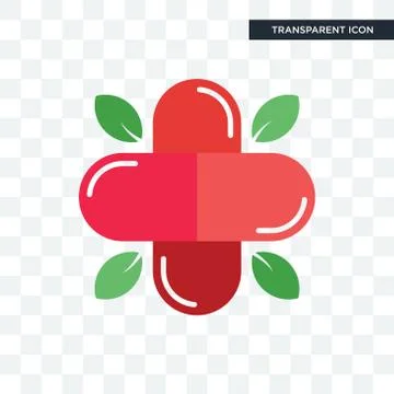 Farmacy vector icon isolated on transparent background, farmacy logo design Stock Illustration