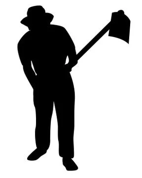 Farmer cartoon shape vector design Stock Illustration