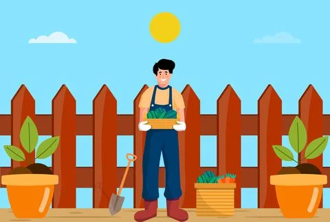 Farmer Concept Illustration Stock Illustration