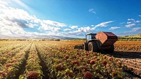 Farmer in field Video stock 285819265