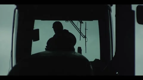 Farmer gets out of tractor 動画素材 47580029