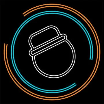 Farmer icon vector isolated on white background Stock Illustration