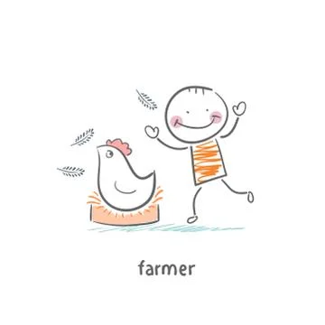 Farmer Stock Illustration