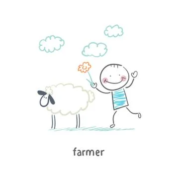 Farmer Stock Illustration